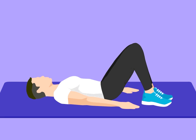 glute bridge Animation