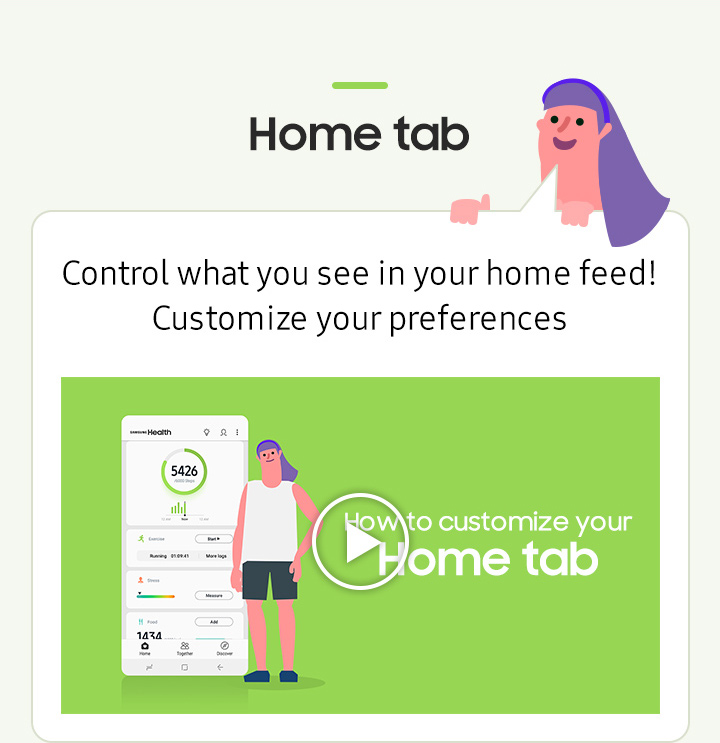 Control what you see in your home feed! Customize your preferences